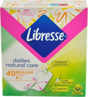 Прокладки щоденні Normal Natural Care Libresse 40шт
