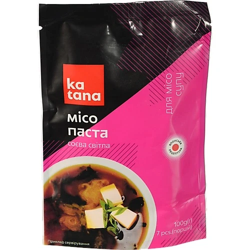 Місо паста соєва світла Katana 100г
