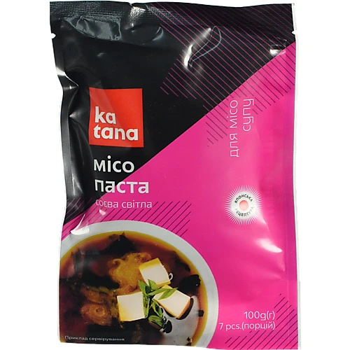 Місо паста соєва світла Katana 100г