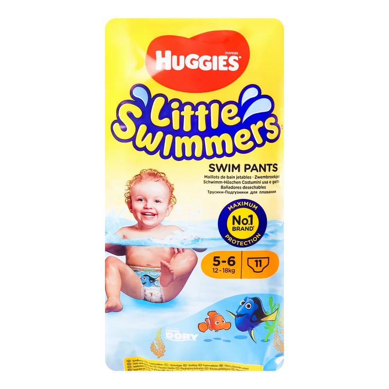 Підгузнік Huggies little swimmers naz д.плавання 5-6 11шт