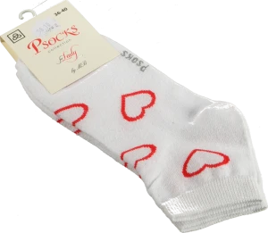 Шкарпетки Psocks жін. спорт великі серця р36-40