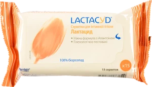 Серветки для інтимної гігієни Lactacyd 15шт