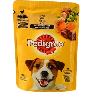 Корм консервований Pedigree 100г курка овочі