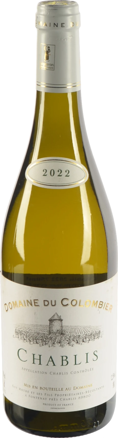 Вино Domaine Du Colombier 0.75л шаблі сухе біле