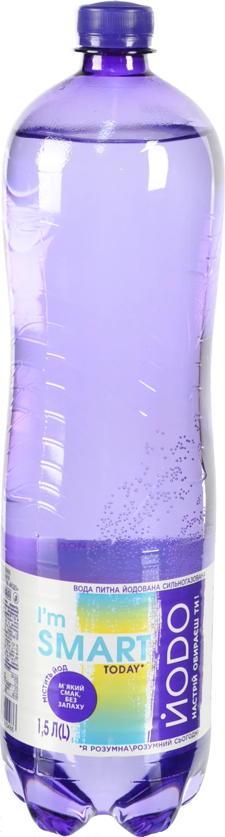 Вода Еконія йодована сильногазована 1.5л