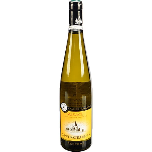 Вино Hunawihr 0.75л гевюрцтрамінер резерв нап.солодке біле