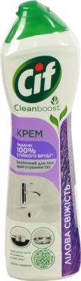 Крем для чищення Лілова свіжість Cleanboost Cif 500мл