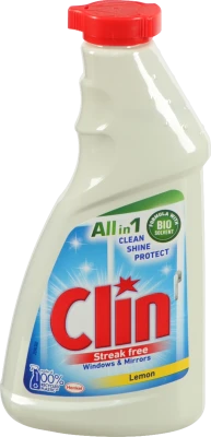 Засіб для миття скла Clin Lemon 500 мл (запасний)