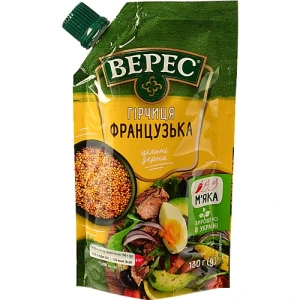 Гірчиця Французька Верес ціл.зерна 140г