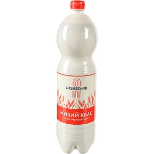 Квас Арсеніївський 1.5л живий хлібний