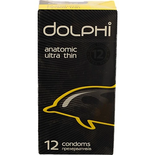 Презервативи Dolphi анатомічні надтонкі 12шт