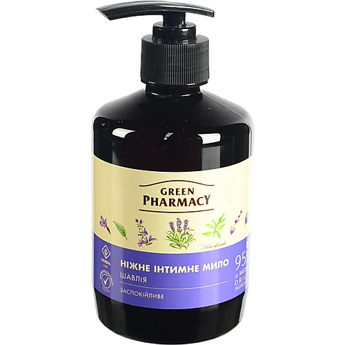 Мило рідке інтимне Зелена аптека 370мл