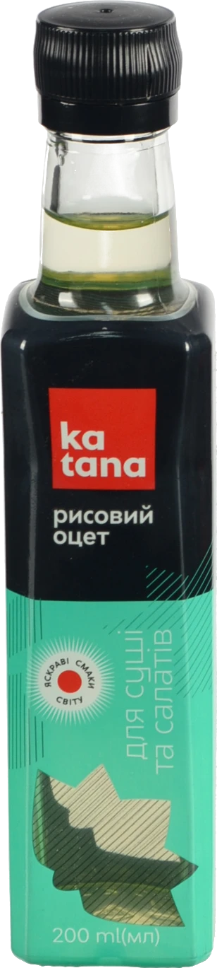 Оцет рисовий для суші Katana с/пл 200мл