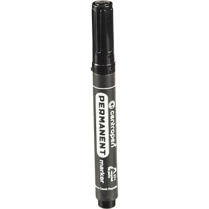 Маркер Centropen 2.5мм permanent чорний 8566