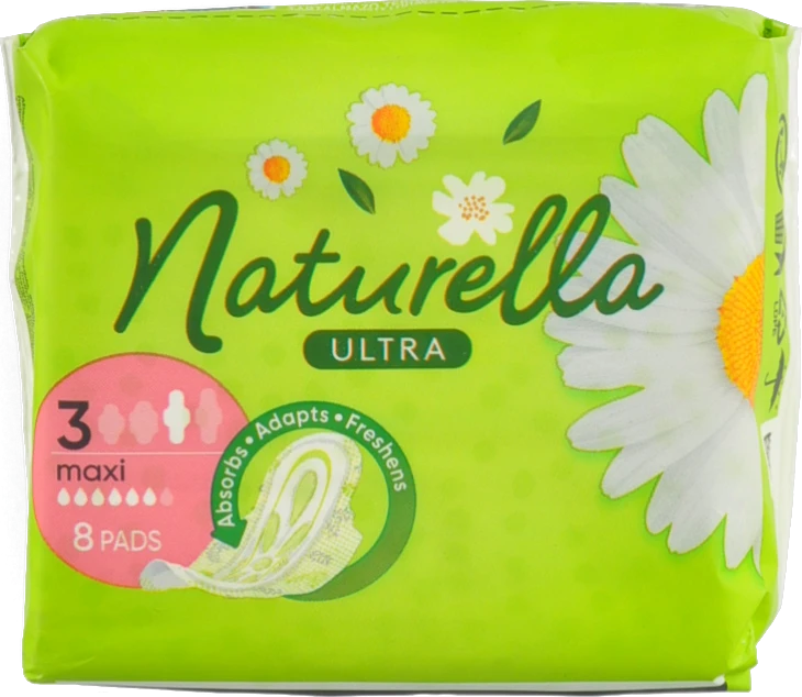Прокладки гігієнічні Максі Ultra Camomile Naturella 8шт