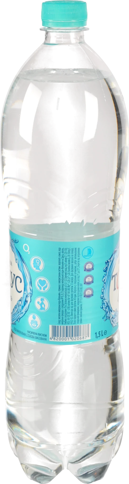 Вода мінеральна негазована Тонус Кислород п/пл 1.5л