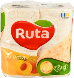 Туалетний папір Ruta 4шт 2ш кольоровий асорті