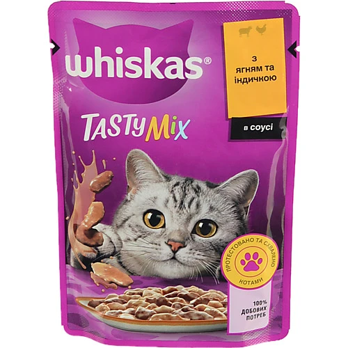 Корм Віскас 85г TastyMix ягня індичка