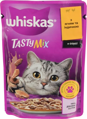 Корм Віскас 85г TastyMix ягня індичка