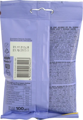 Драже Millennium Very Peri родзинки чорний білий молочний шоколад 100г