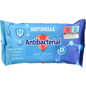 Серветки вологi Naturelle 48шт антибактерiал.пантенол