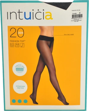 Колготки жіночі Intuicia Fashion Top 20den 4 чорний