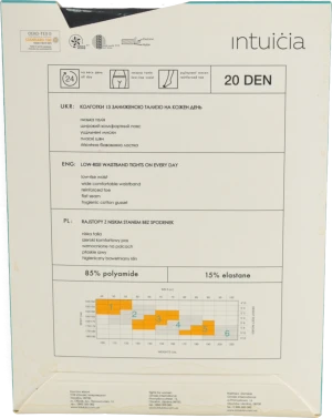 Колготки жіночі Intuicia Fashion Top 20den 4 чорний