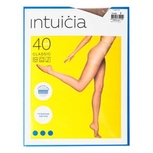 Колготи Інтуїція класик 40ден 3 бежеві