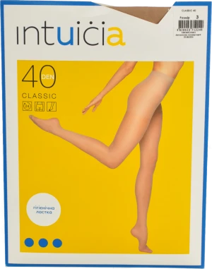 Колготи Інтуїція класик 40ден 3 бежеві