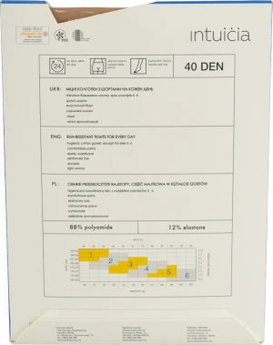Колготи Інтуїція класик 40ден 3 бежеві