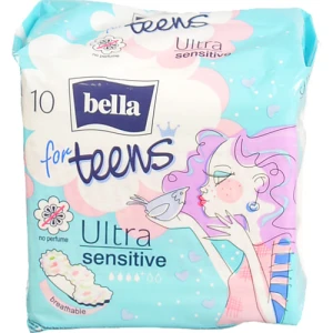 Прокладки гігієничні Bella for Teens Ultra Sensitive extra soft. (10 шт)