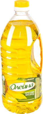Олія соняшникова рафінована Пресова Олейна 1.8л