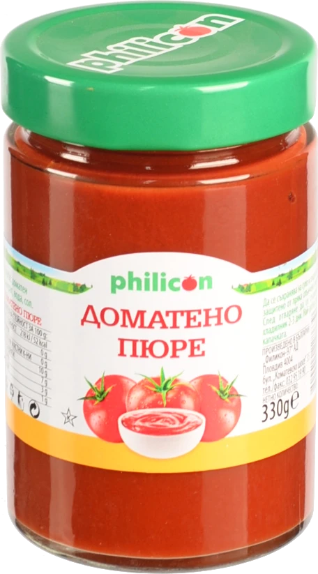 Томатна паста Philicon 330г скло