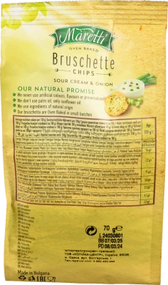 Брускети Сметана-Цибуля Maretti 70г