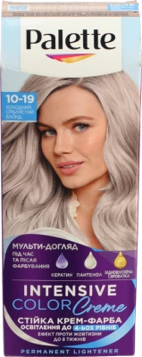 Крем-фарба для волосся Palette Intensive Color №10-19 Холодний світлий блонд