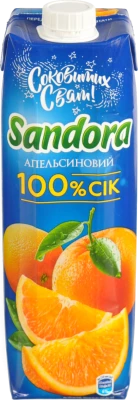 Сік Сандора 0.95л апельсин