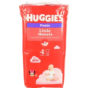 Трусики-підгузки Huggies Pants 4 для дівчаток, 52 штуки