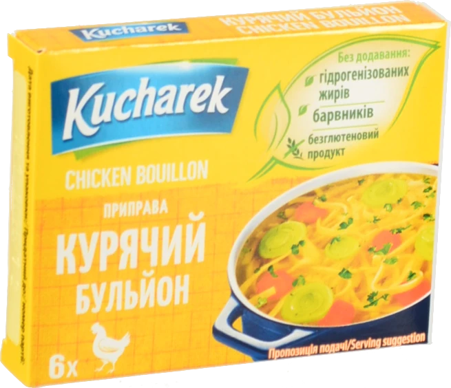 Бульйон Kucharek 6x10г курячий