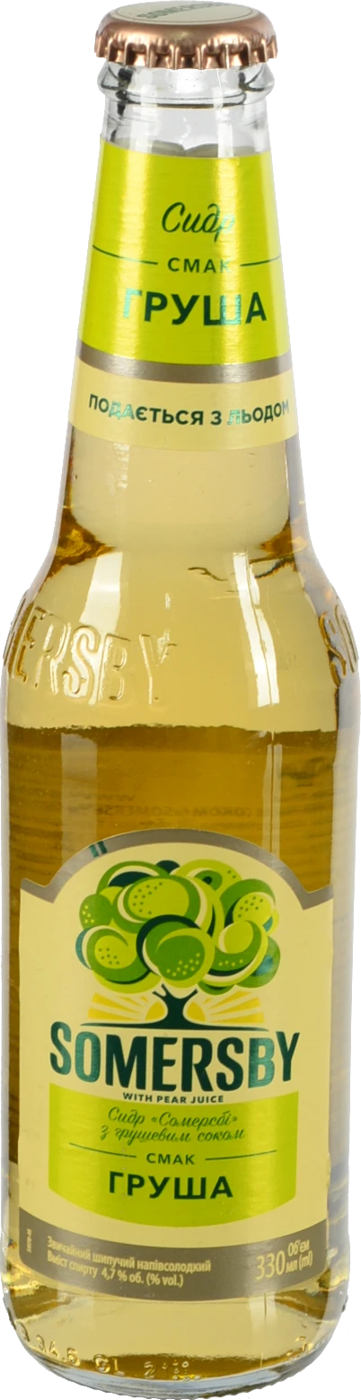 Сидр Somersby Груша 330мл 4.7%