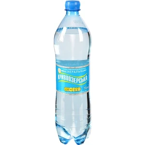 Вода мінеральна природна столова сильногазована Кривоозерська п/пл 1л