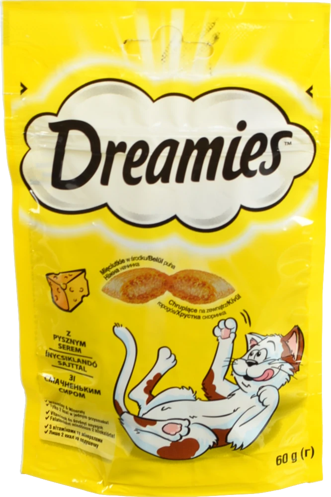 Ласощі для котів Dreamies з сиром 60г