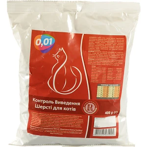 Корм для котів 0.01 400г Контроль виведення шерсті