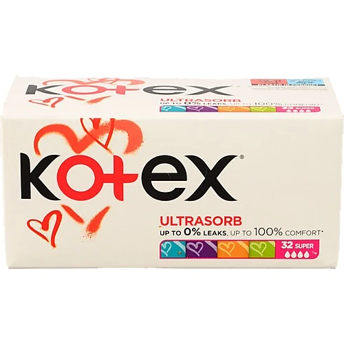 Тампони Kotex супер 32x24