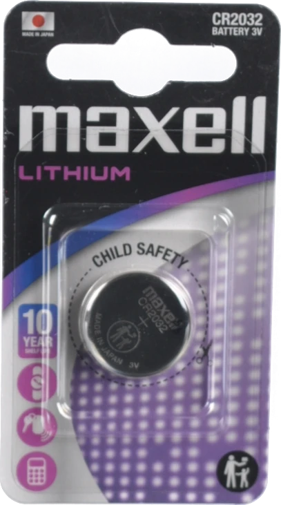 Батарейки CR2032 Lithium Maxell 1шт