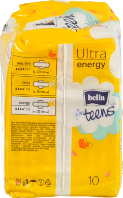 Прокладки Белла for teens ultra energy 10шт