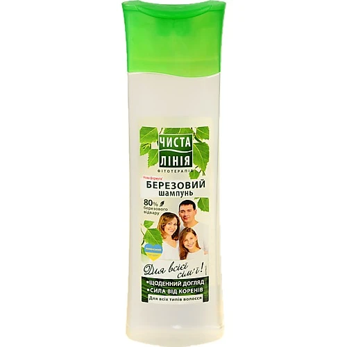 Шампунь Чиста лінія 400мл березовий д.всієї родини