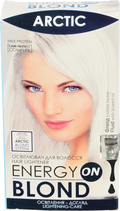 Освітлювач д.волосся Екмі Energy blond arctic з флюідом