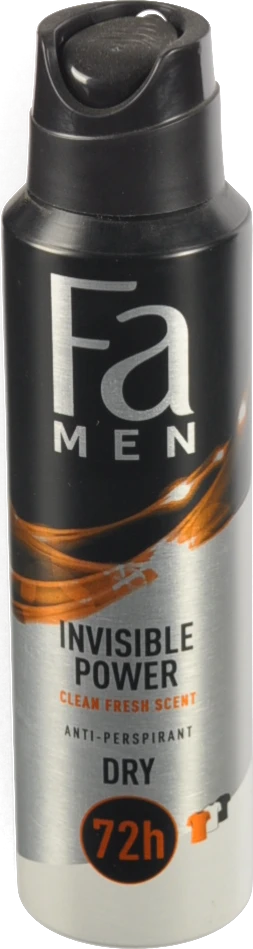 Антиперспірант чоловічий Fa Invisible Power Xtreme 150 мл