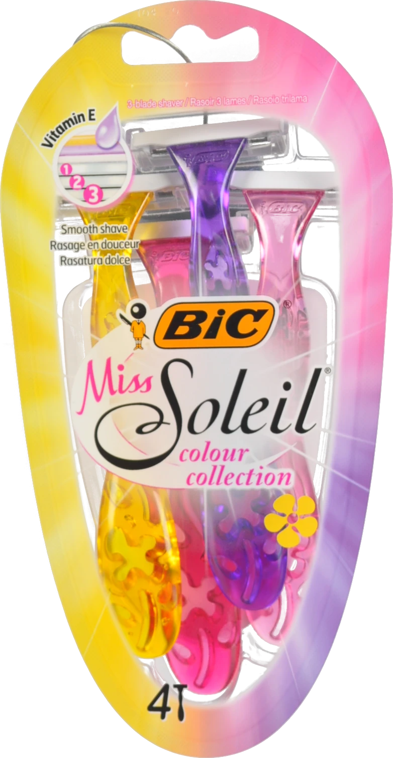 Бритва з 3 лезами Miss Soleil BIC 4шт