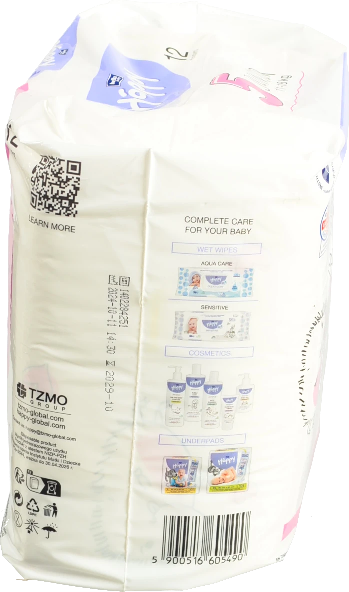 Підгузники Bella Baby Happy Soft & Delicate Junior 11-18кг 12шт